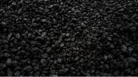 Pile of smokeless coal