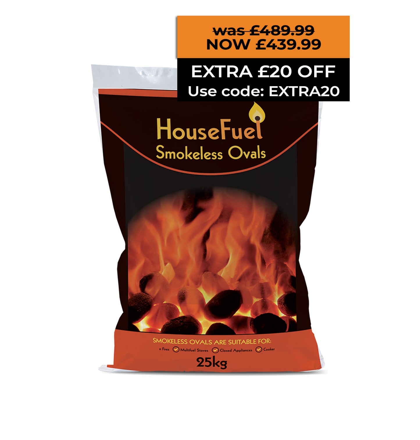 Smokeless Ovals 25kg