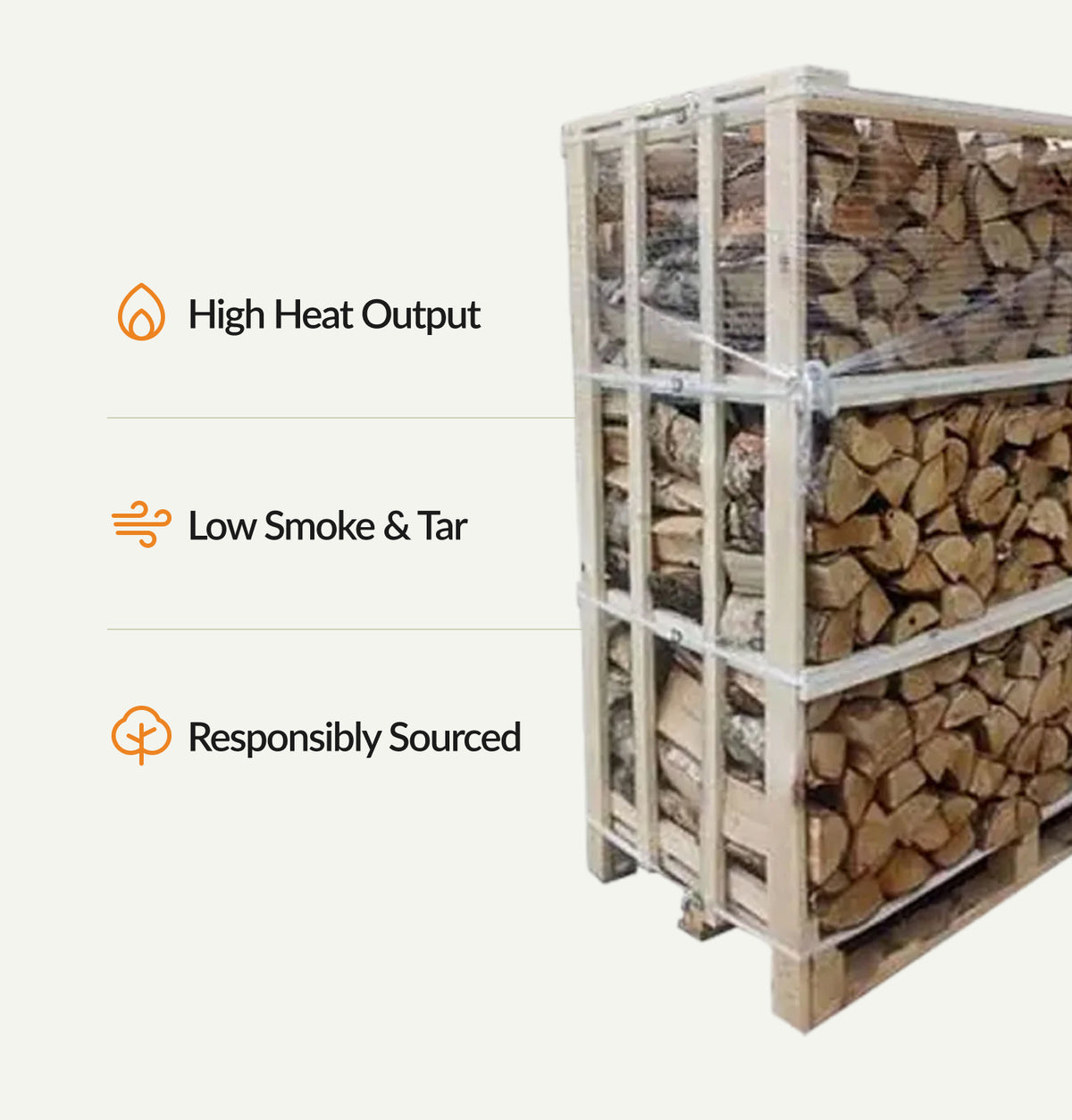 Kiln Dried Firewood - Large Crate