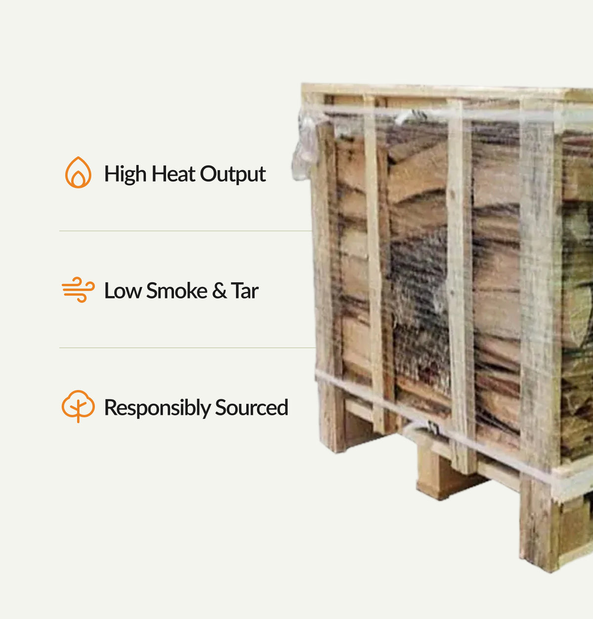 Kiln Dried Firewood - Standard Crate