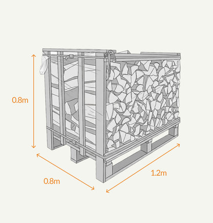 Kiln Dried Firewood - Standard Crate