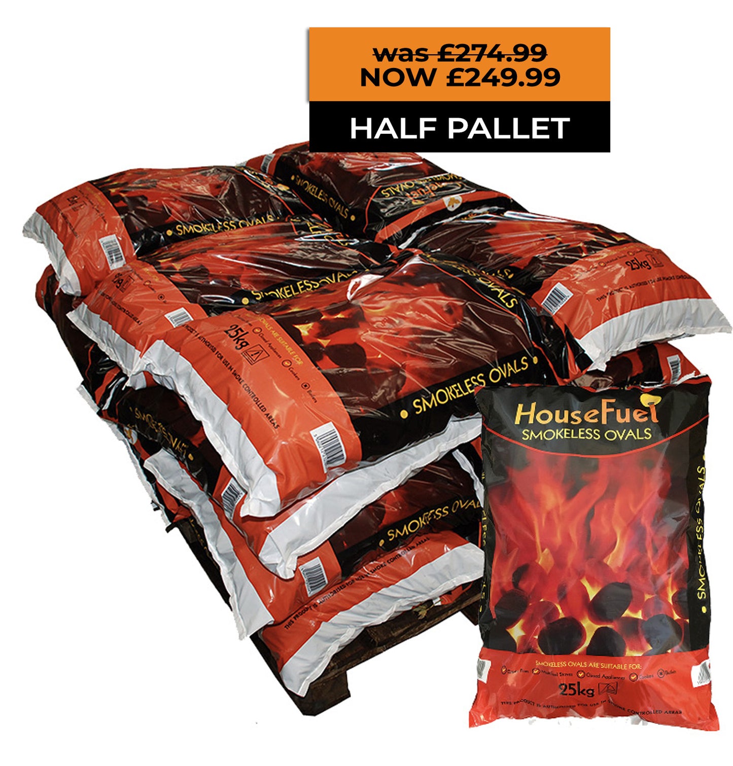 Smokeless Ovals 25kg