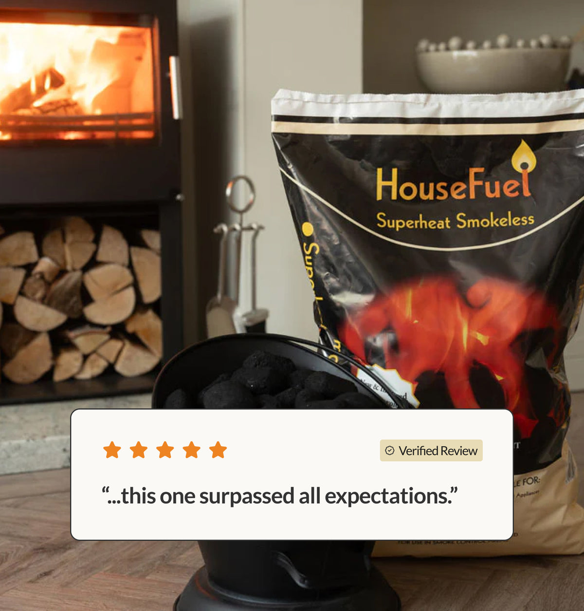 HouseFuel Superheat Fuel customer review, "This one surpassed all expectations."